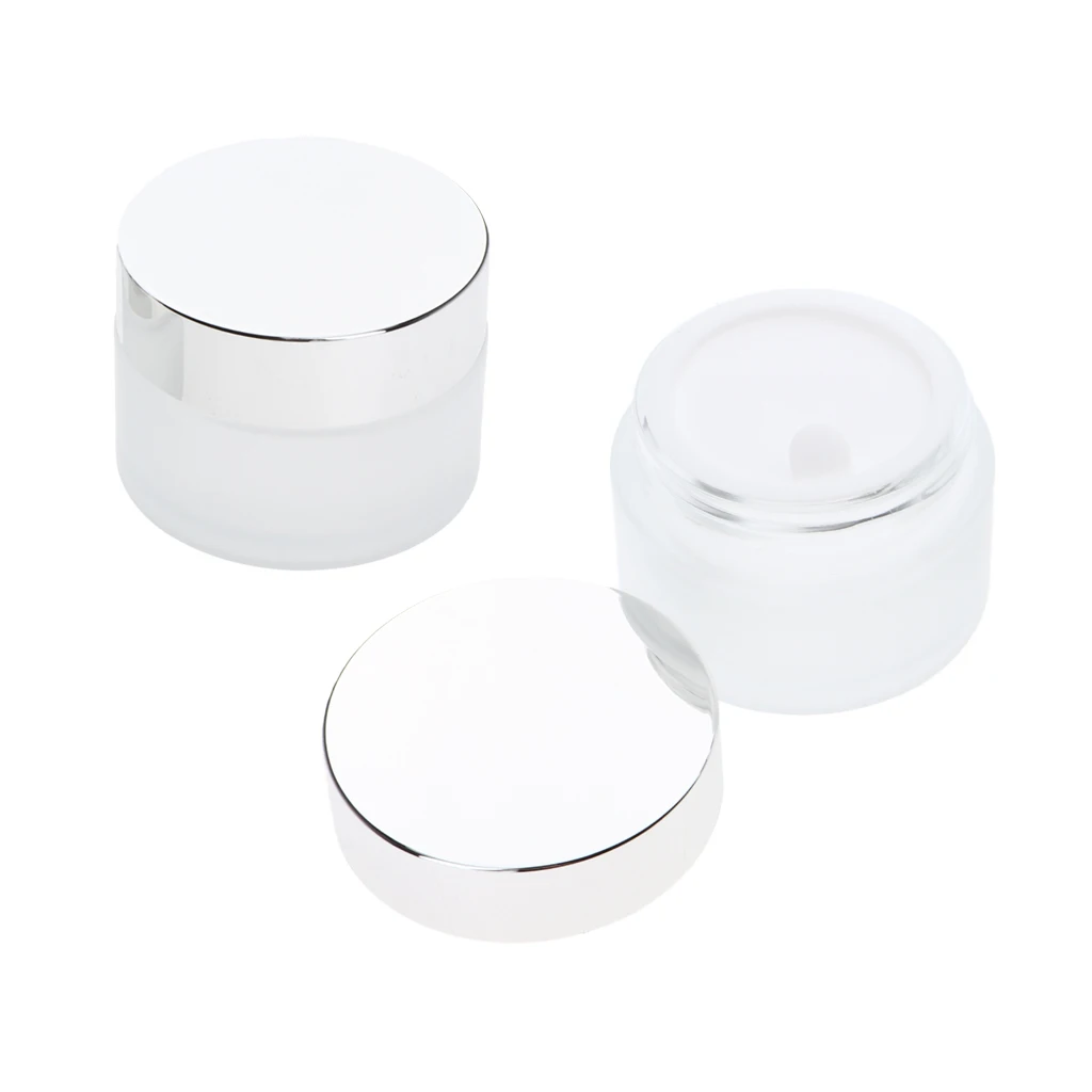 Портативные пустые косметические банки с винтовой крышкой для косметических