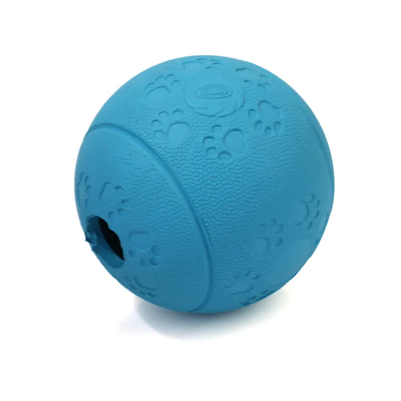 Резиновые кусачки для домашних животных собак кошек жевательные мячи утечки еды игрушки чистки зубов