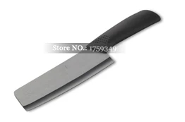 Black Blade ЦИРКОНИЕВЫЕ керамические ножи, Кливер, нож для кухни, инструмент шеф-повара, разные цвета, 6 дюймов, профессиональный высококачественный кухонный нож - Цвет: Black Blade