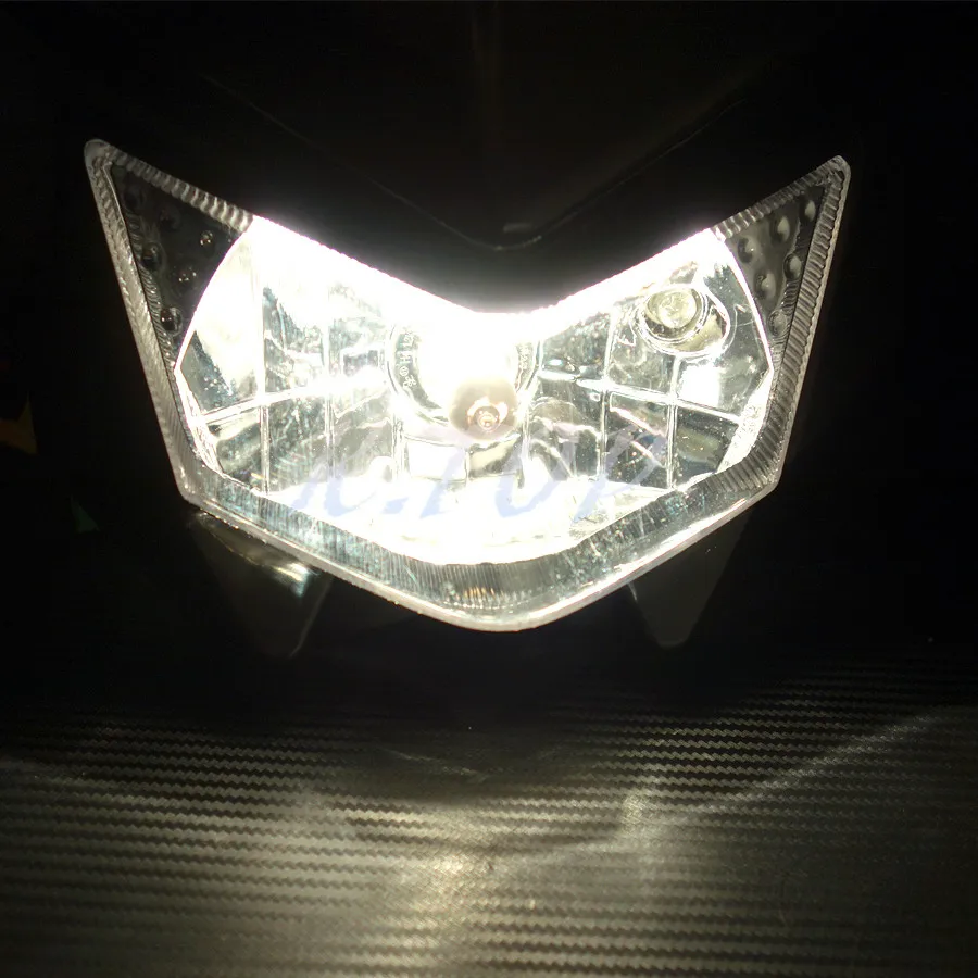 Универсальный мотоцикл H4 головной свет двойной Спорт для YAMAHA Street Dirtbike|dual sport|universal