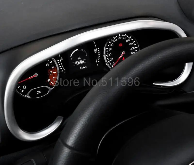 Для Jeep Renegade 2014-2018 2019 ABS Матовый Интерьер Автомобильные аксессуары приборная