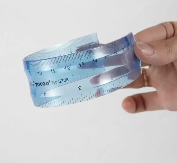 Гибкая линейка для студентов многоцветная рулетка прямая 15 см 20 30 (6 дюймов 8 12