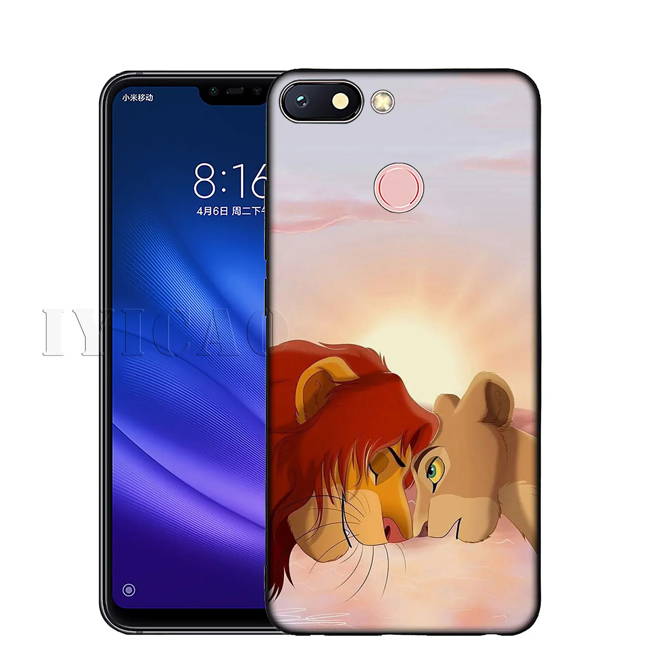 IYICAO Мягкий силиконовый чехол для телефона с изображением короля льва Xiaomi Redmi K30 K20
