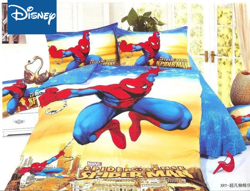 Disney Spider Man постельный комплект пододеяльник двойной размер для мальчиков декор