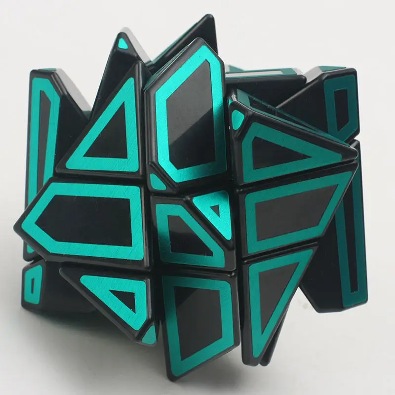 Ghost нестандартный волшебный куб наклейки-пазлы Обучающие игрушки черного и