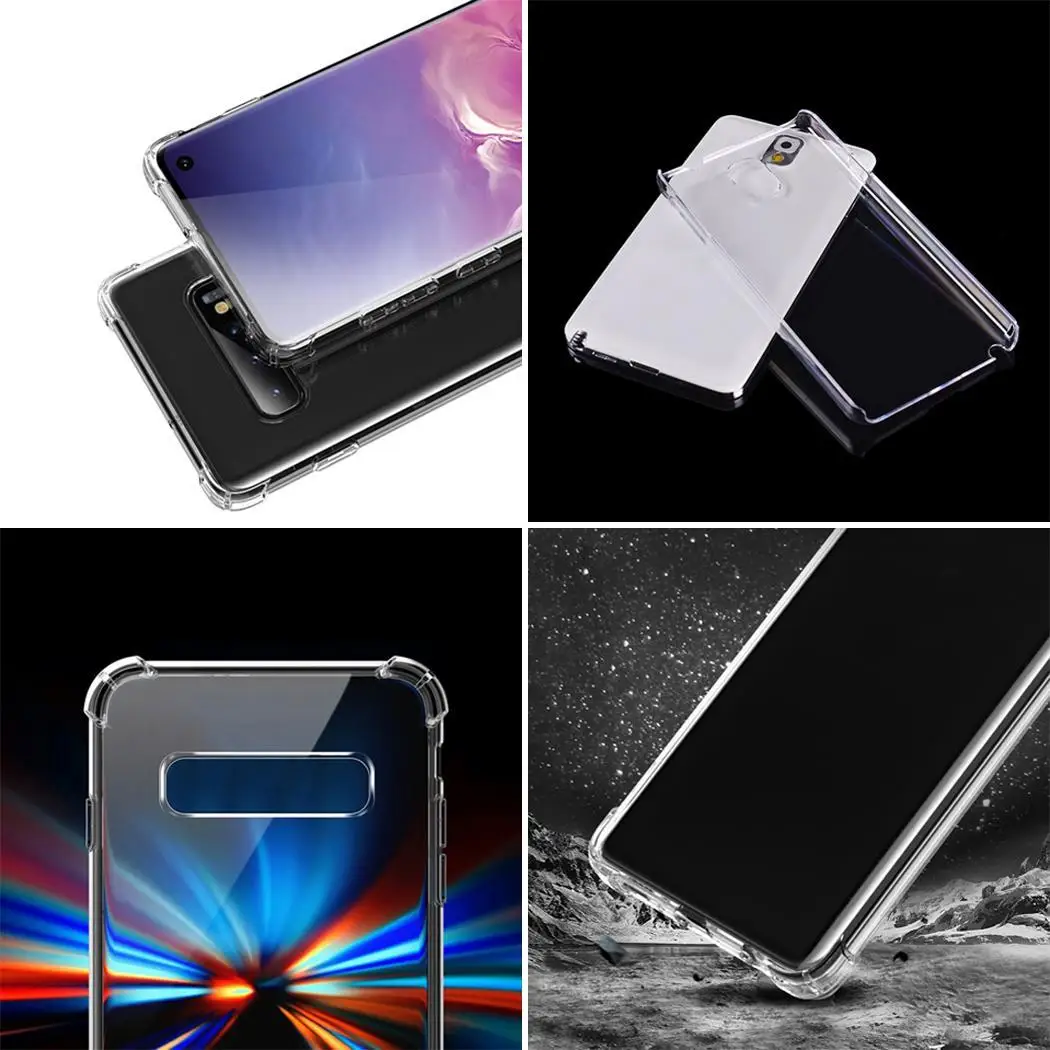 Mobile Phone Case Airbag Anti-falling Soft Transparent For Cover for Samsung S10 |