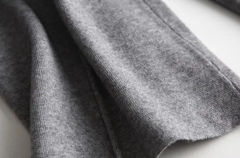 

autumn winter pants Women knittes wool trousers design wool blends soft touching elegant knit wide leg pants knitted trousers
