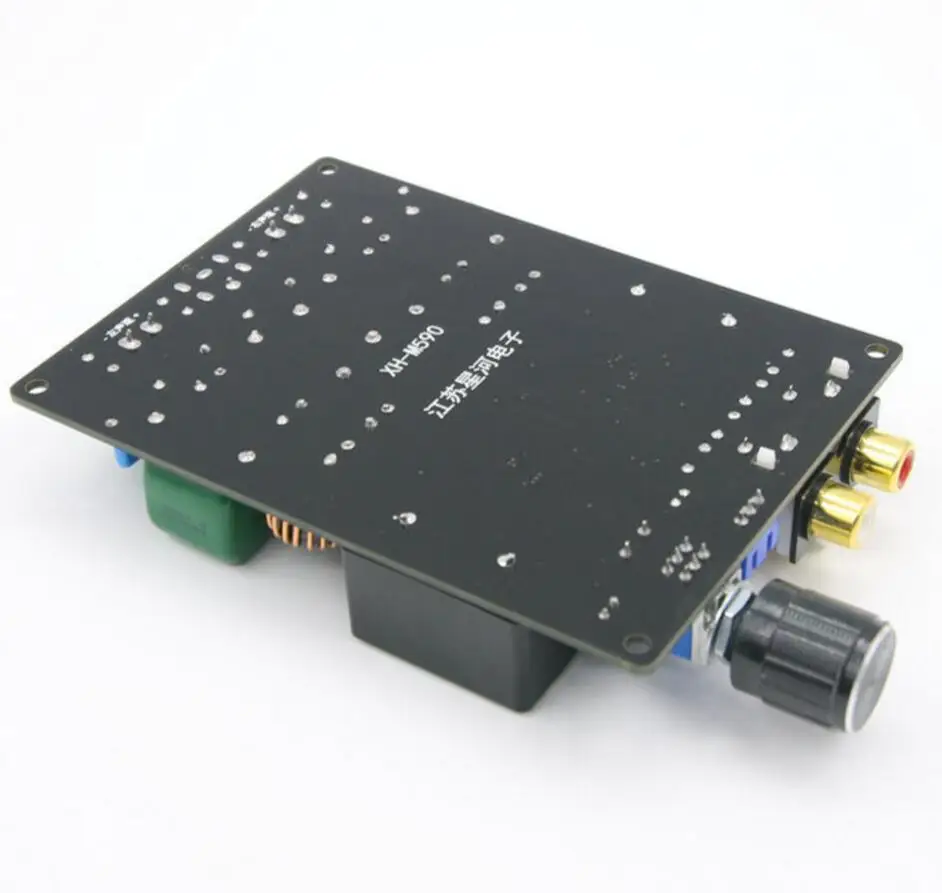 XH-M590 DC 12 V-24 V 2 чип TPA3116D2 двойной 100W+ 100W Deluxe цифровой аудио аккустическая система для Мощность Плата усилителя F2-001
