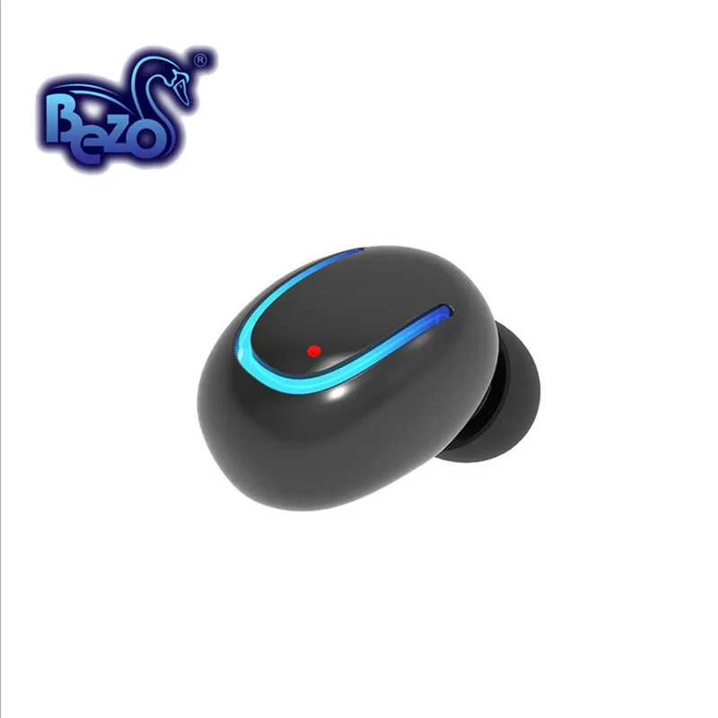 Bezo Мини Беспроводная Музыка Спорт шлем bluetooth наушники гарнитура вкладыши микро