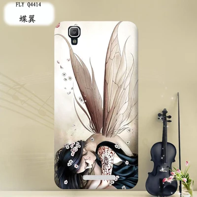 Новое поступление чехол для Fly iq4414 Цветной рисунок жесткий роспись iq4414|case for fly|case