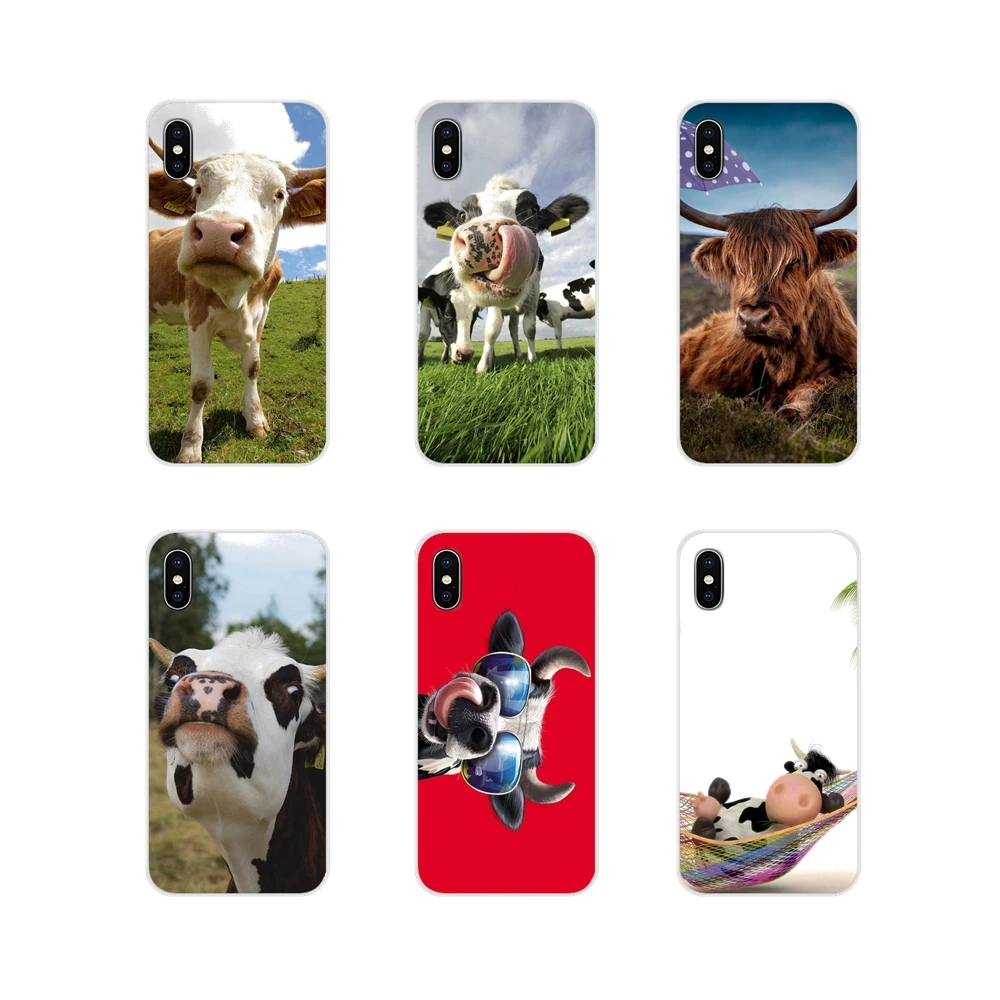 For Xiaomi Redmi Note 6A MI8 Pro S2 A2 Lite Se MIx Max 2 3 Oneplus 6T Accessories Phone Shell Covers Cute Funny cow | Мобильные
