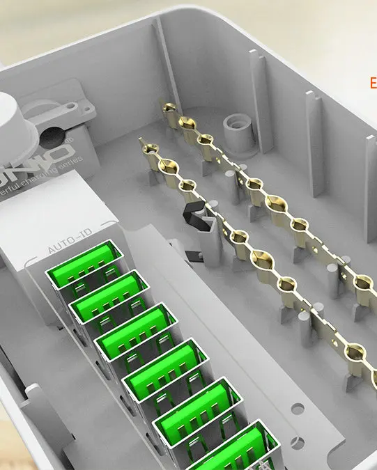 Оптовая продажа 3.4A 250V EU USB Мощность вытяжная настольная розетка 6 шт. Штепсель для