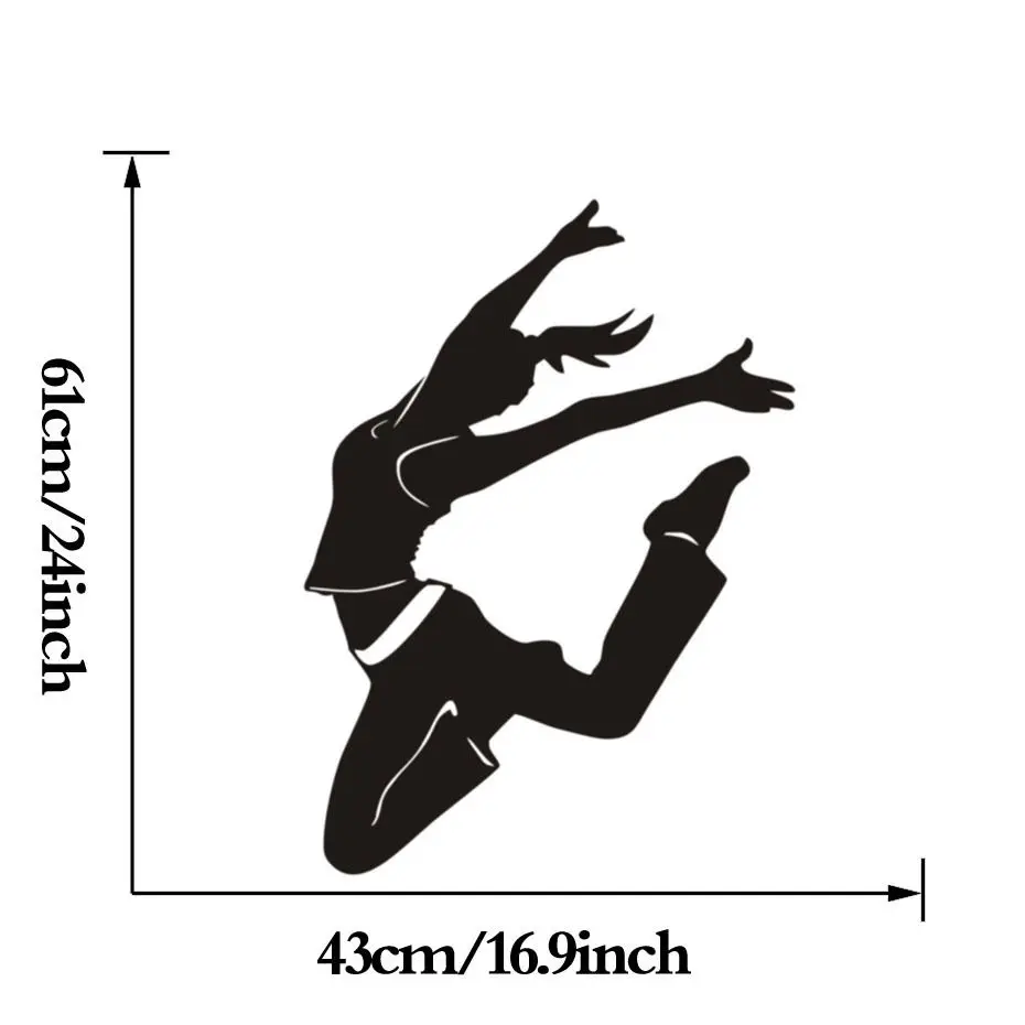 Танцор стадион виниловые наклейки на стену для домашнего интерьера съемный