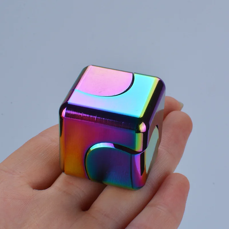 Stress Relief Cube Hot Spinner EDC Cuber Mini Square Finger Toys For Autism&ampADHD Puzzle Gift Adult | Игрушки и хобби