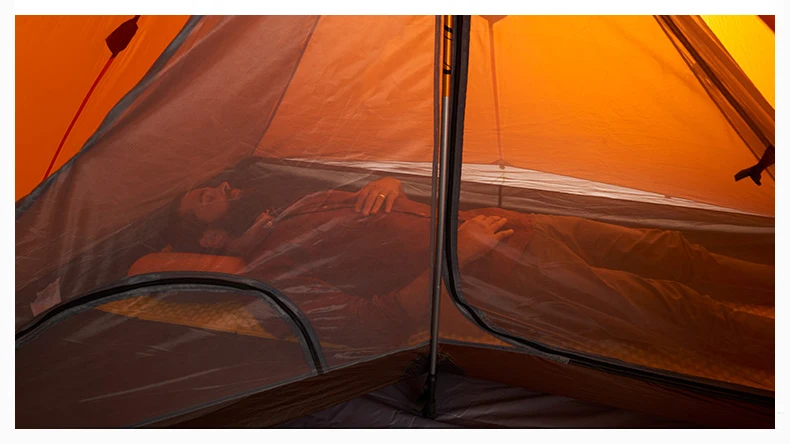 NatureHike Minaret палатка 1 человек Сверхлегкий Открытый туристические палатки 20D силиконовые тенты NH17T030-L