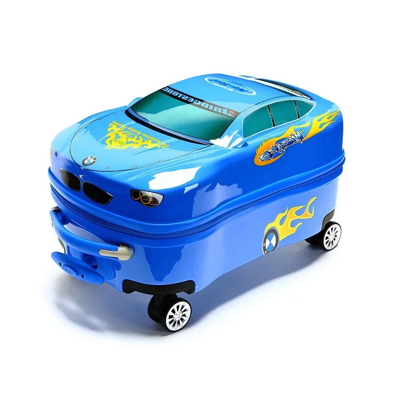 Новинка 2018 милый детский чемодан на колесиках дорожная сумка мультяшный тележка