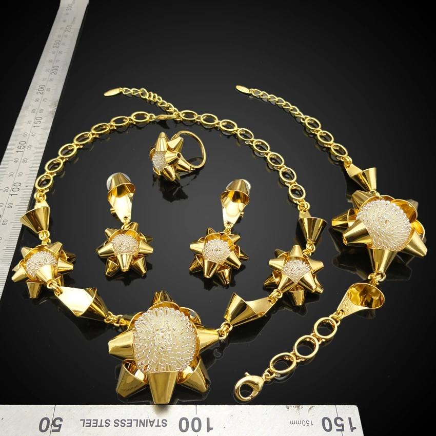 Yuminglai итальянский дизайн Высокое дубайское качество 24 k позолоченные ювелирные