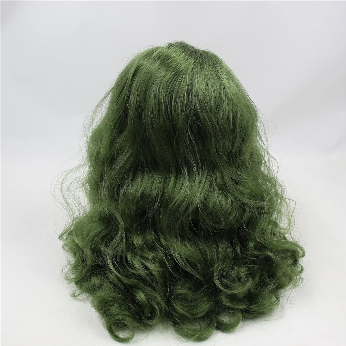 DBS blyth кукла ледяной RBL головы и купола Микс зеленый парик волос для DIY на
