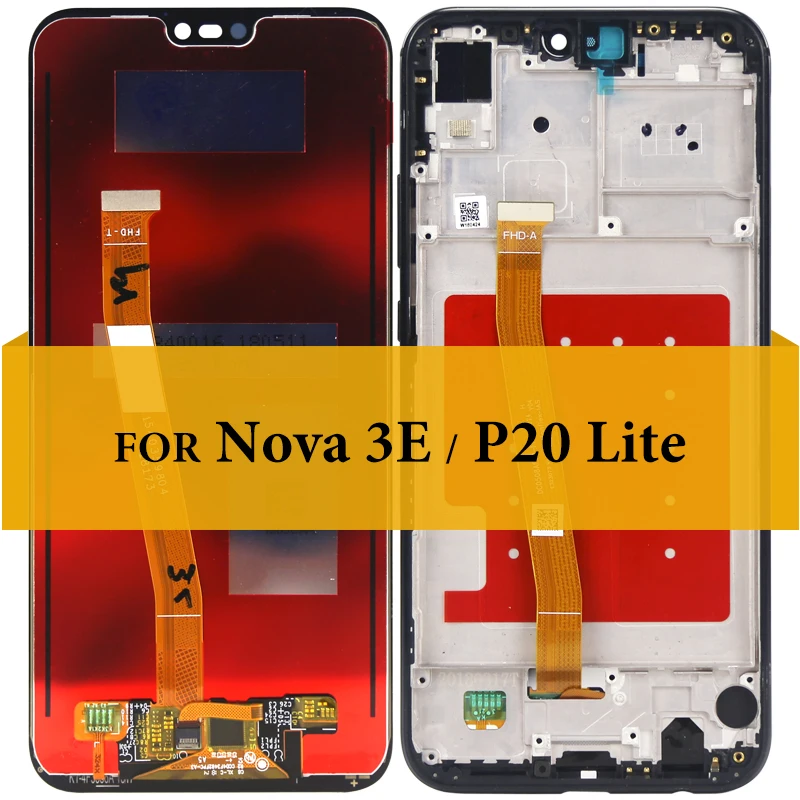 Для Huawei Nova 3E LCD 5 84 ''сенсорный экран в сборе черный синий золотой розовый