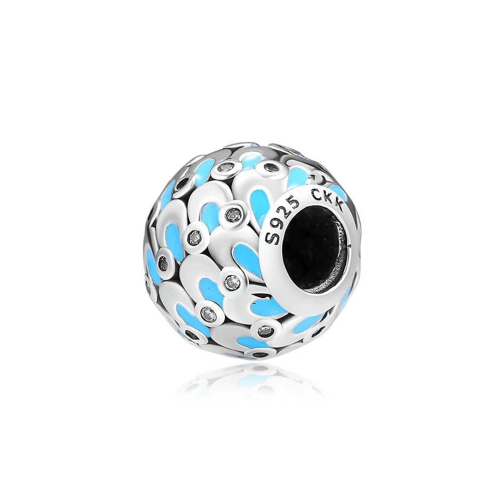 DIY Подходит для Pandora шармы Браслеты ожерелье стерлингового серебра 925 каскадные