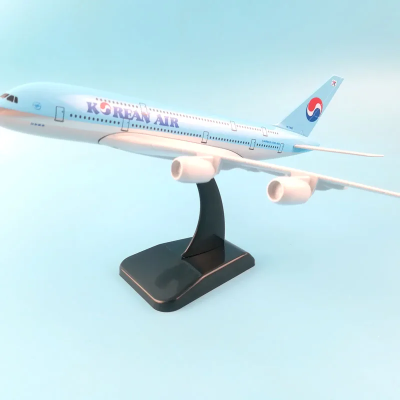 Самолёты AIR PASSENG 20 см A380 Корейская модель из металлического сплава игрушечные