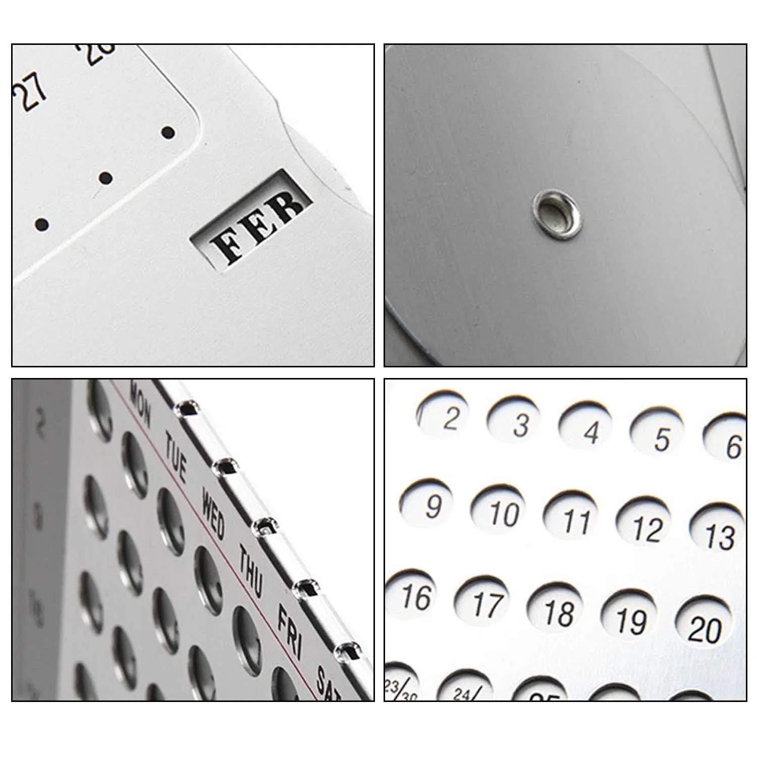 Календарь Настольный из алюминия 2018 Супер Вечный уникальный календарь на 100 лет