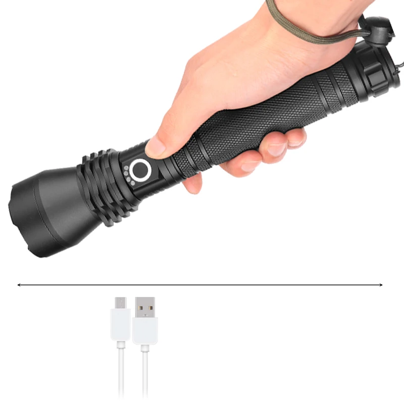Option E Yunmai CREE XHP70.2& XHP50 высокомощный тактический светодиодный фонарик, фонарь, светильник 18650& 26650, фонарь на батарейках - Испускаемый цвет: Option E