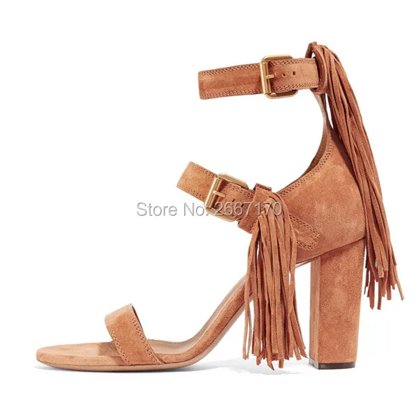 LTTL/женские сандалии гладиаторы с кисточками женская летняя обувь ремешками и