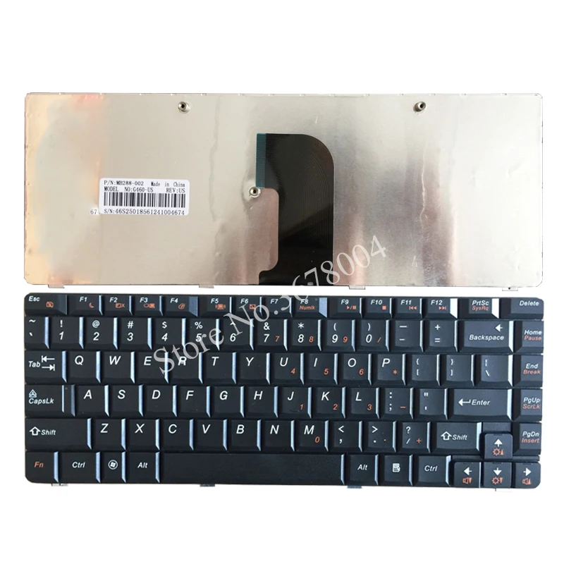 Новая клавиатура для ноутбука США lenovo G460 G460A G460AL G465 G465A US клавиатура черный