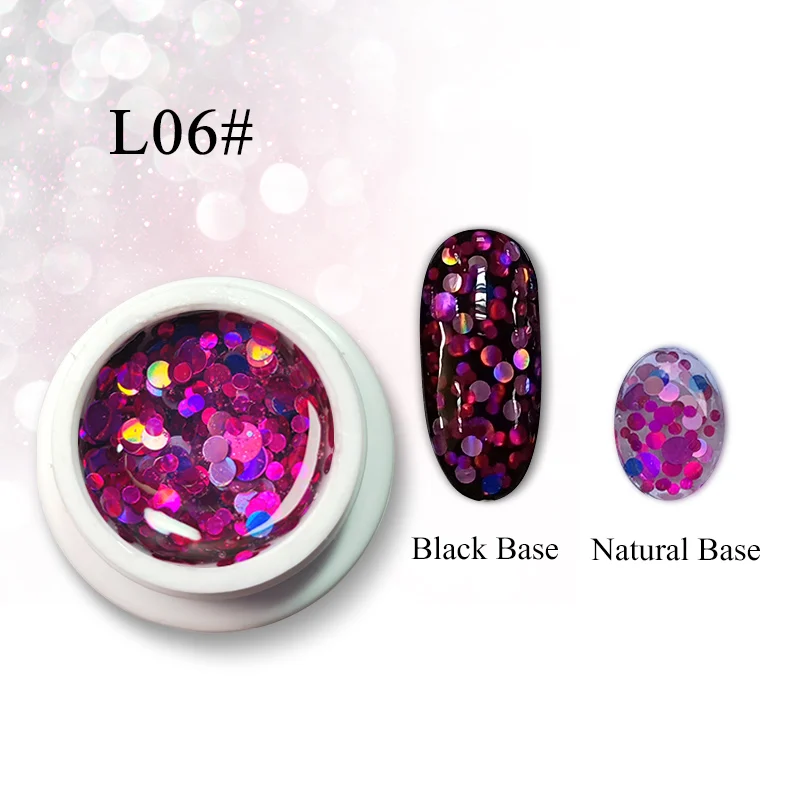 diamond glitter L06 Francheska Блестящий Гель-лак для ногтей Блестящий lakiery hybrydowe Soak Off Bling Sequins Гель-лак lakier hybrydowy UV Гель-лак - Цвет: diamond glitter L06