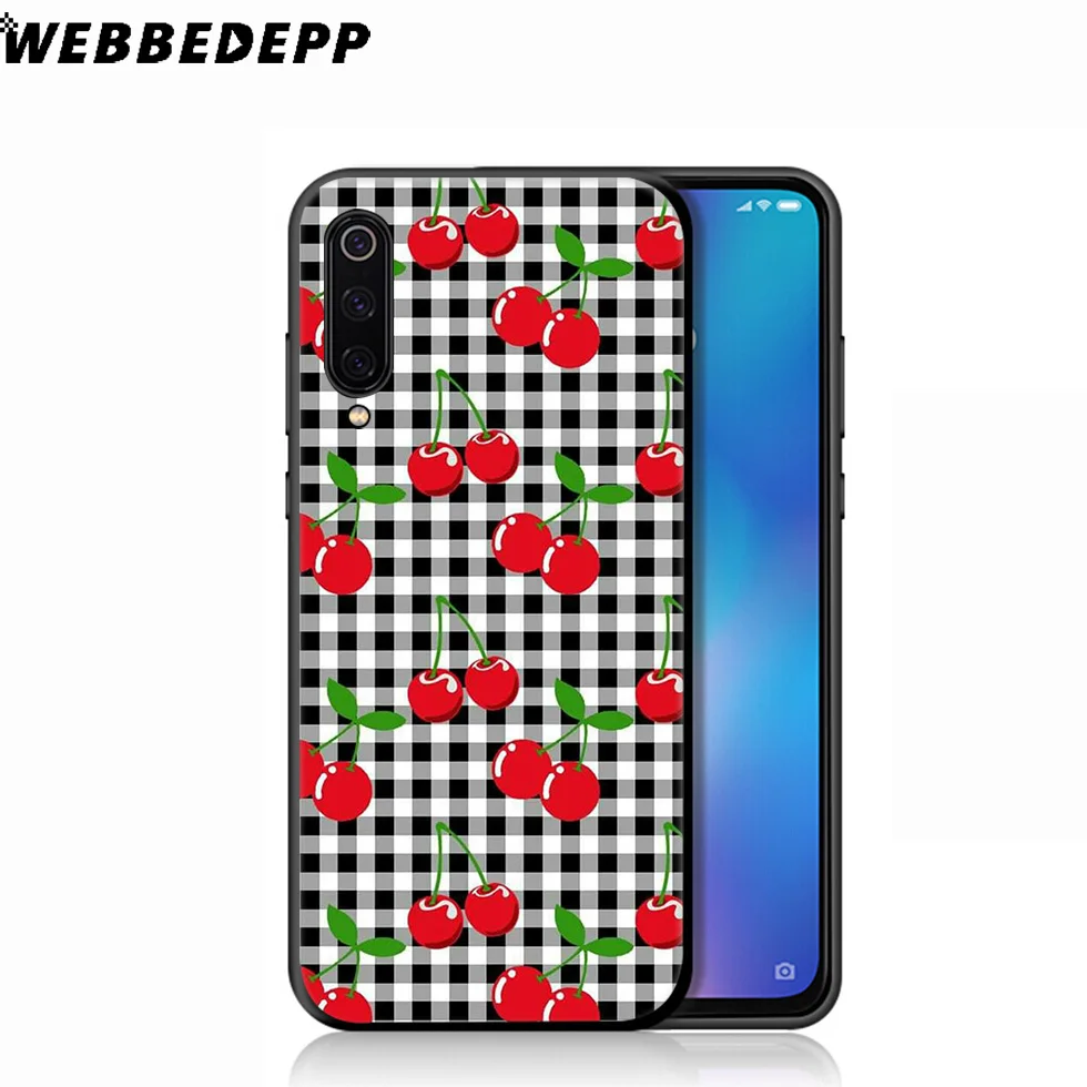 WEBBEDEPP Lovely fruit cherry Soft Case for Xiaomi Mi 9T 9 8 SE 6 A1 A2 A3 Lite MiA1 MiA2 MiA3 F1 MAX 3 Mi8 CC9E CC9 |