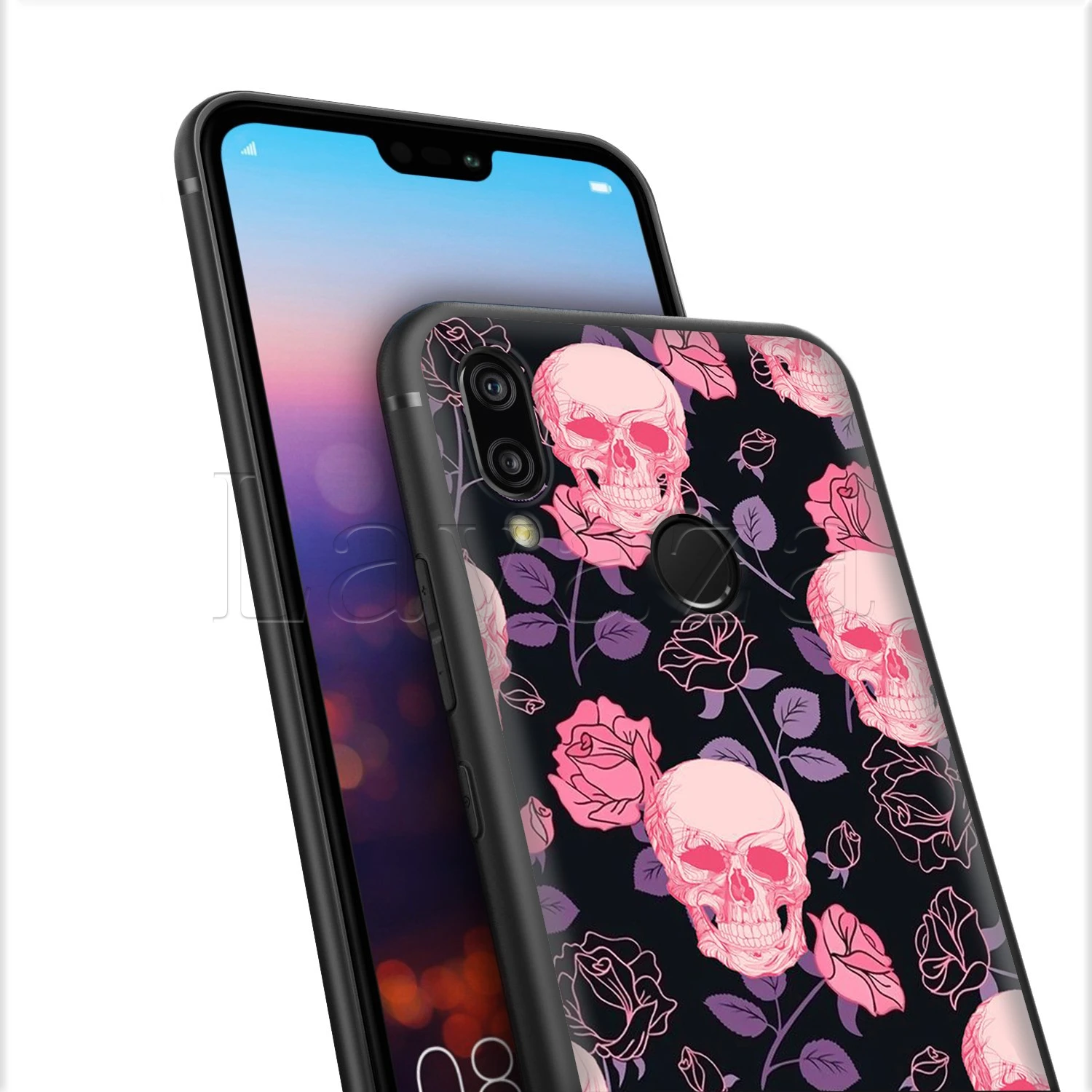 Lavaza Retro Style Flower Skull Case for Honor Mate 10 20S 6A 7A 7C 7X 8A 8C 8X 9 P9 Lite Pro Y6 Y7 Y9 Prime | Мобильные телефоны и