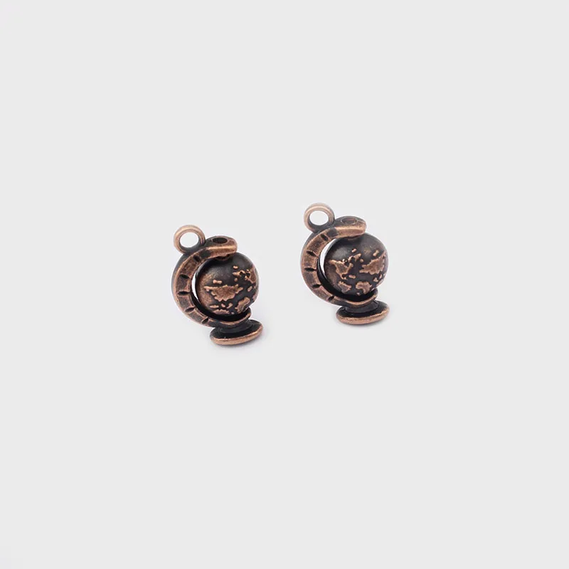 10 шт. 8 цветов s Серебряный цвет патина бронза/латунь гибкий шар Tellurion