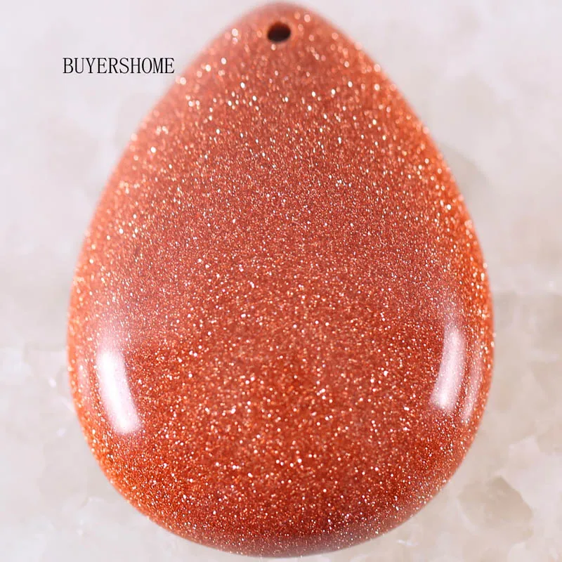Gold Sandstone Модное ювелирное изделие, натуральный камень, капля воды, тигровый глаз, унакит, эпидот, зеленый авантюрин, родонит, оникс, кристальная подвеска, 1 шт - Окраска металла: Gold Sandstone