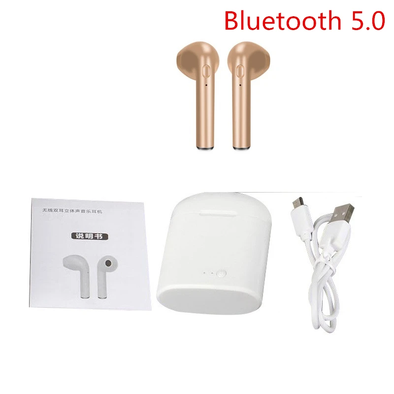 I7 TWS 5 0 Bluetooth наушники беспроводные портативная гарнитура телефон для Huawei Xiaomi Iphone