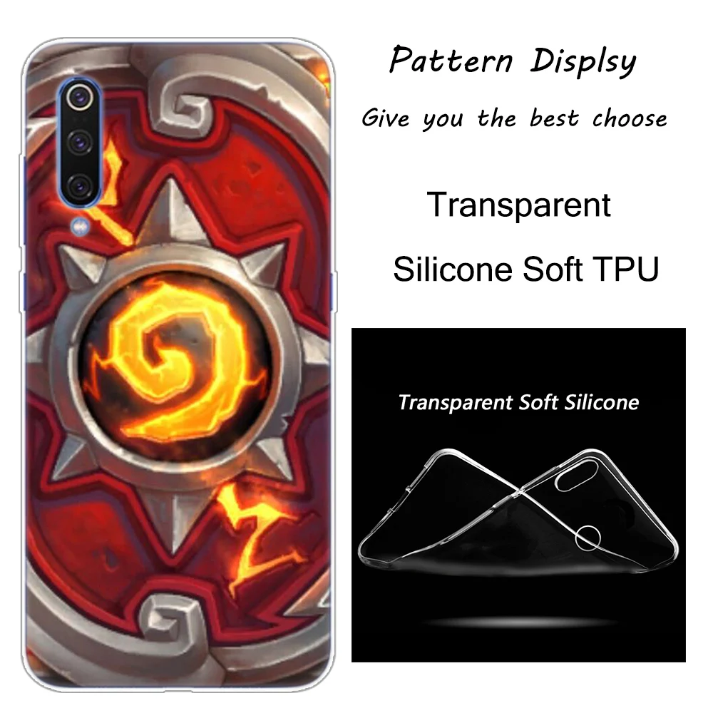 004 Hearthstone герои of Warcraft чехол для Xiaomi Pocophone F1 9T 9 9SE 8 A2 Lite A1 A2 Mix3 Redmi K20 7A Note 4 4X5 6 7 Pro S2 - Цвет: 004