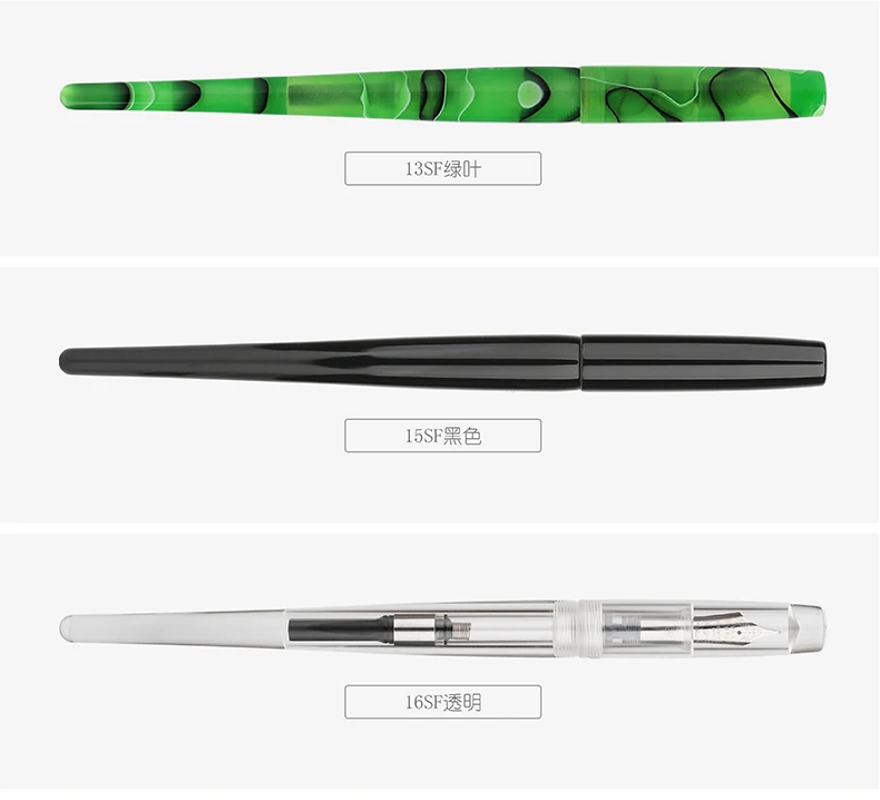 Коллекция! Penbbs 267 вакуумная заправочная авторучка прозрачный пластик биколор наконечник демпфирующая ручка