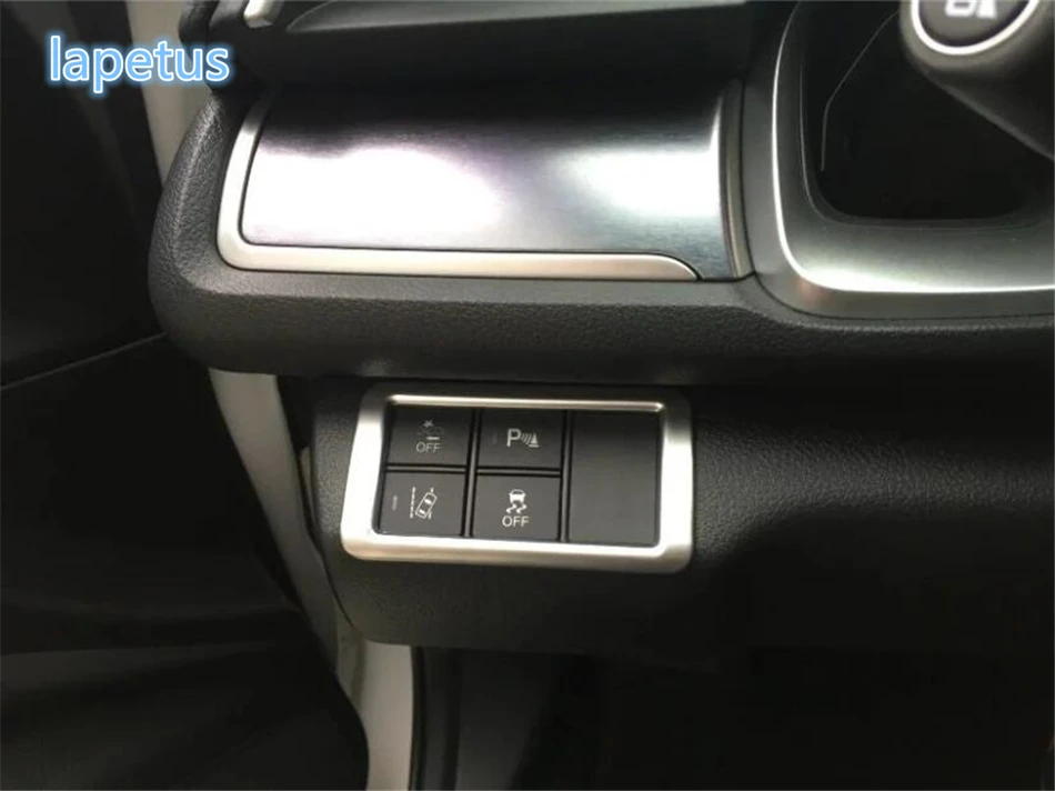 

Lapetus Interior Fit For Honda Civic 2016 2017 2018 2019 2020 ABS Head Lights Lamp Switch Button Frame Cover Trim 1 Pcs