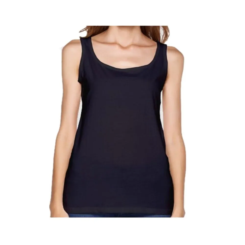 

Custom LOGO TEXT PHOTO Women Vest Top Sleeveless Blouse Casual Tank Tops