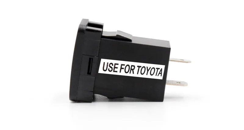 XCGaoon 5 шт. 5 в 4.2A 2 разъем USB Автомобильное зарядное устройство адаптер с светодиодный вольтметр Для TOYOTA power Преобразователь мощности