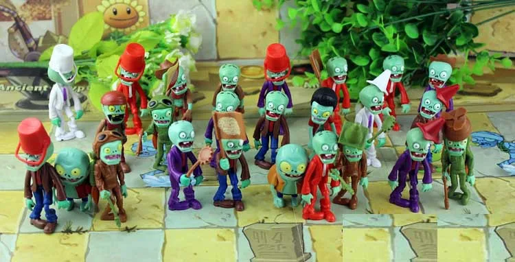 Высокое качество ПВХ растения зомби фигурка модель игрушки подарки игрушки для детей Brinquedos подарок