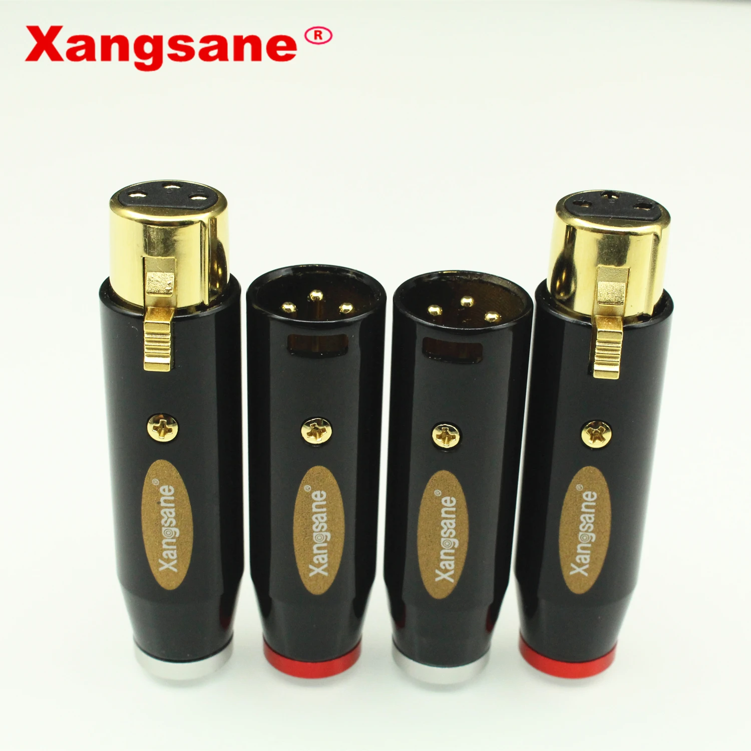 4 шт. Xangsane Hifi XLR разъем высококачественный позолоченный кабель XLR разъем 3 контакта XLR разъем для