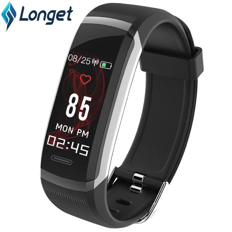 Longet smart band 0 96 &quotцветной экран фитнес трекер с монитором сердечного ритма счетчик