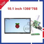 52Pi 10,1 дюймов 1366x768 ЖК-дисплей HDMI монитор TFT панель для Raspberry Pi 32 Модель B и Windows