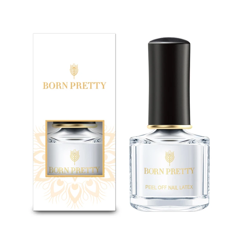 Жидкий латексный клей BORN PRETTY для дизайна ногтей 6 мл без запаха не скользит Защита