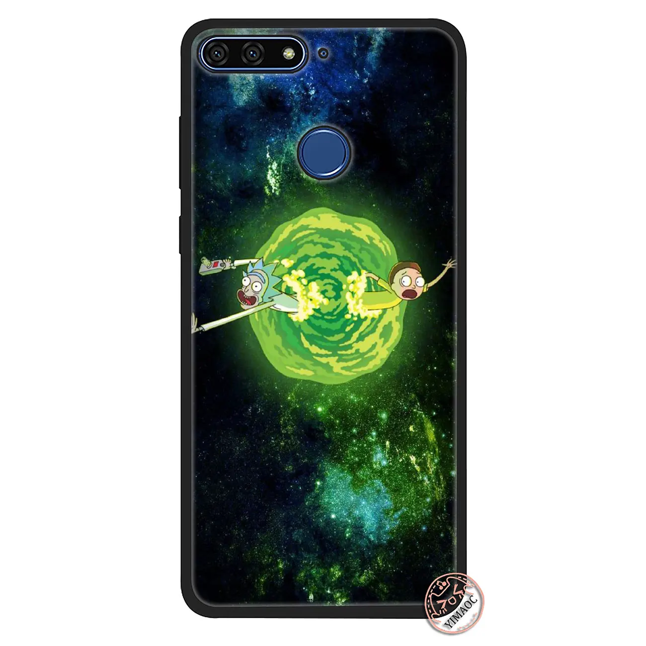 8 YIMAOC Рик и Морти Мягкий силиконовый чехол для телефона для huawei P20 Pro P10 P9 P8 Lite Mini P Smart Z TPU черный чехол - Цвет: 8
