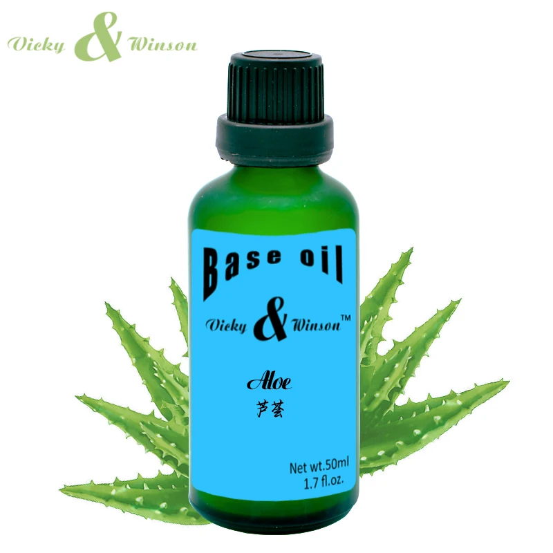 

Vicky&winson Aloe oil 50ml Natural Base Oil Moisturizing and Hydrating Repair Skin Anti-Aging Face Massage Oil Aloe Carrier Oil