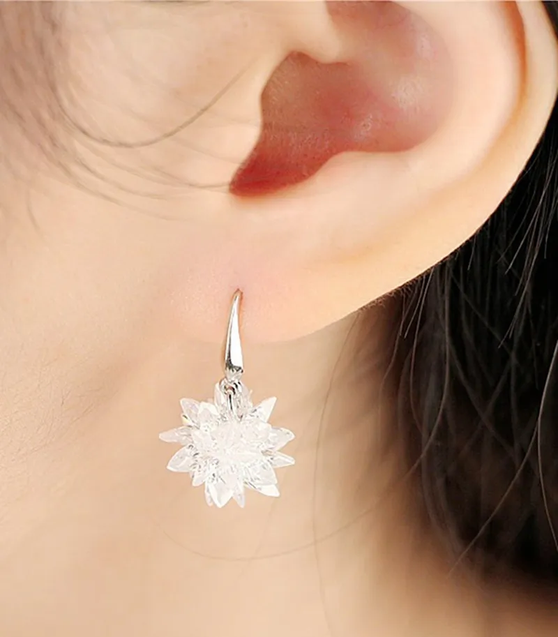 Оптовая продажа искусственные украшения крючок для ушей из настоящего серебра 925