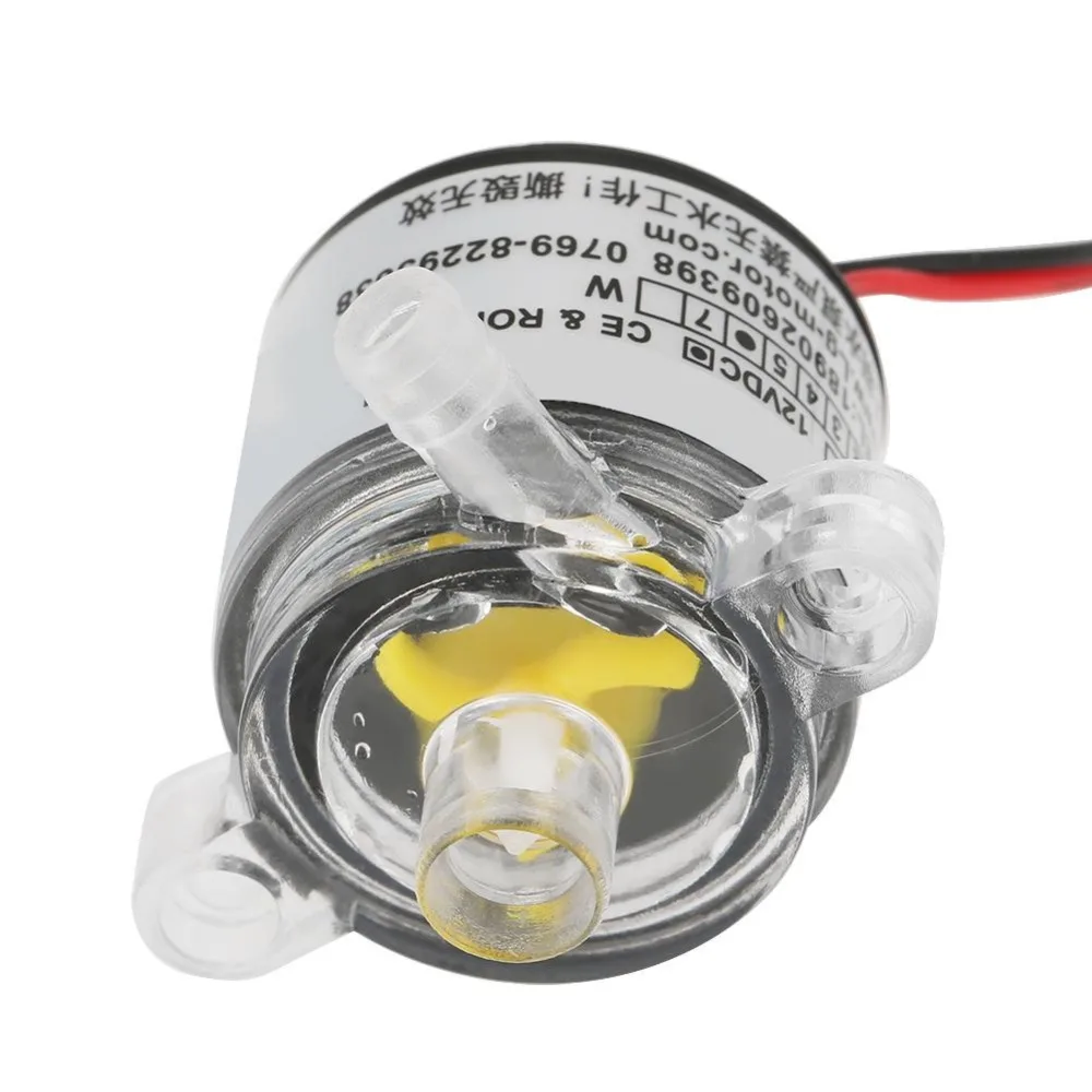 Мини водяной насос 12V DC 6W пищевой погружной Бесщеточный Водяной 2л/мин|Насосы| |