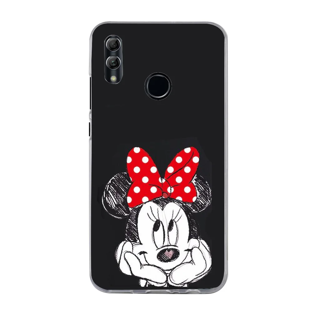 Mickey Cover For Huawei Mate 10 Lite Case Silicon Soft Funda P20 Pro P30 p30Lite 2017 Y5 Y6 Prime 2018 Cases |